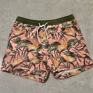 American Eagle Outfitters Pink and Green Athletic Shorts